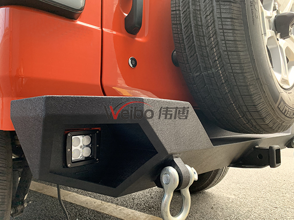 Good Fitting Black Iron Steel 4x4 Rear Bumper