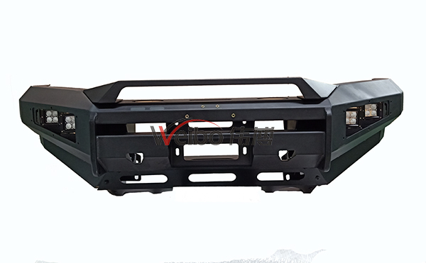 4x4 Car Accessories Black Iron Steel Front Bumper for TOYOTA Hilux Vigo