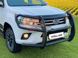 Front Bumper Light Texture Steel Grille Guard for Toyota Hilux Revo 2015+