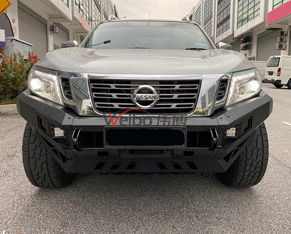 Iron Steel Black Good Fitting Black Front Bumper