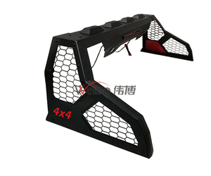 4x4 F18 Style Light Texture Black Steel Rollbar Sport Bar 