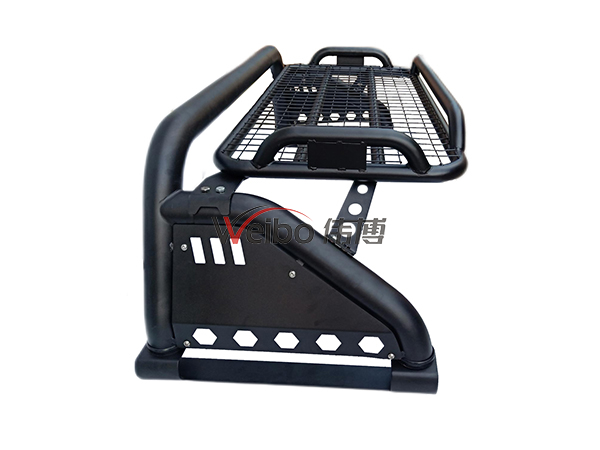 F2 Style Black Powder Coated Iron Steel High Base Rollbar Sport Bar for Car