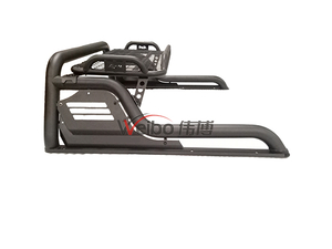 F4 Style Black Steel Rollbar Sport Bar for Toyota Hilux Revo